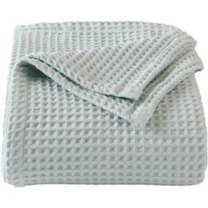 100% Cotton Waffle Weave Bed Blanket | Soft, Breathable, and Lightweight Blanket